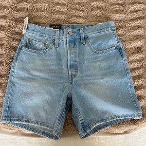 Levi's Light Blue Denim Jean Shorts